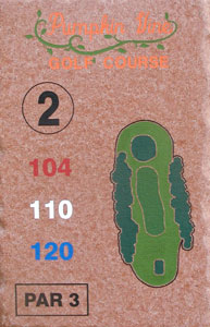 2nd Hole Sign