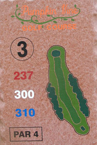3rd Hole Sign