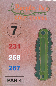 7th Hole Sign