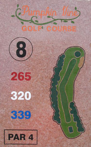 8th Hole Sign