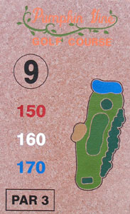 9th Hole Sign